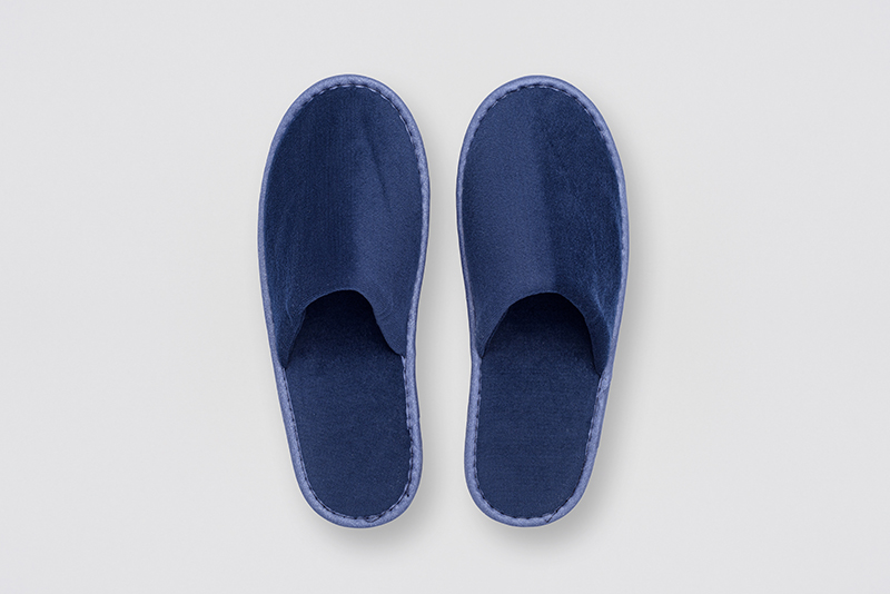 P-Andy Velour closed-toe, navy blue, 4mm, size 28,2cm