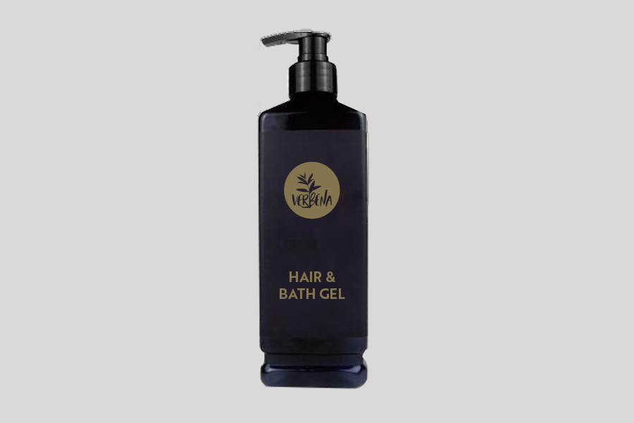 VERBENA FLYING SAUCER - Hair & Bath gel 380ml, tapón con bomba "Flying Saucer"